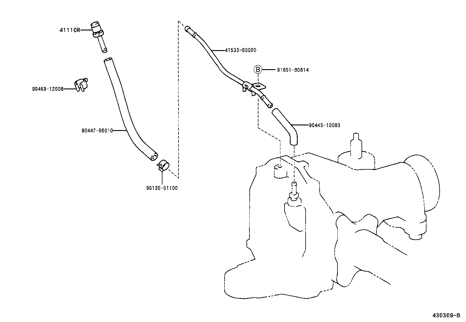  LAND CRUISER 100 |  FRONT AXLE HOUSING DIFFERENTIAL