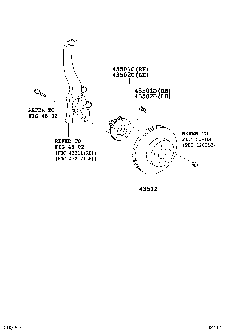  IS F |  FRONT AXLE HUB