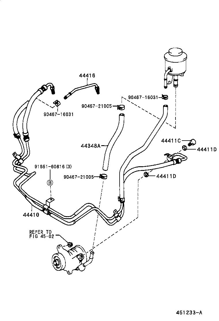  LAND CRUISER 80 |  POWER STEERING TUBE