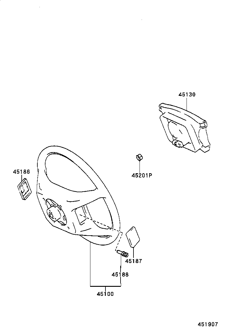  HILUX 2WD |  STEERING WHEEL