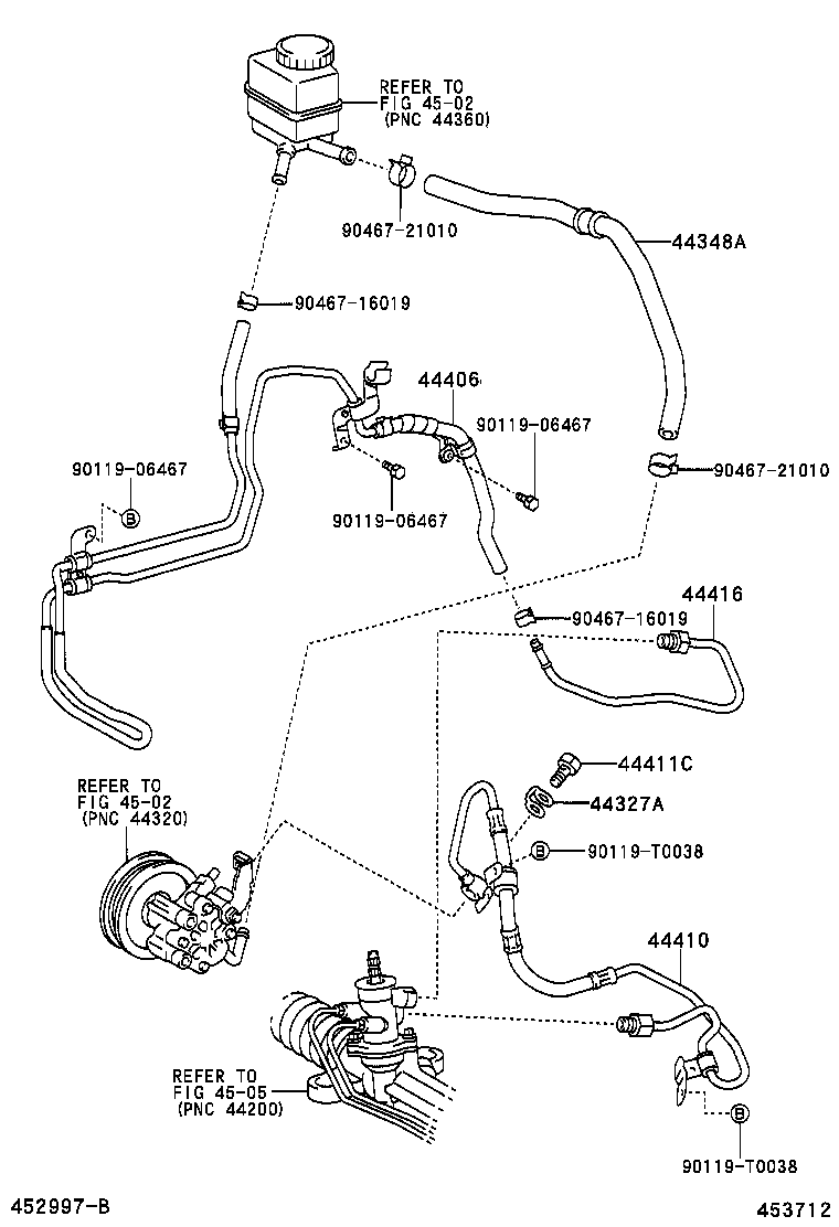  WISH |  POWER STEERING TUBE