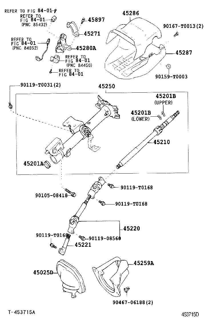  WISH |  STEERING COLUMN SHAFT