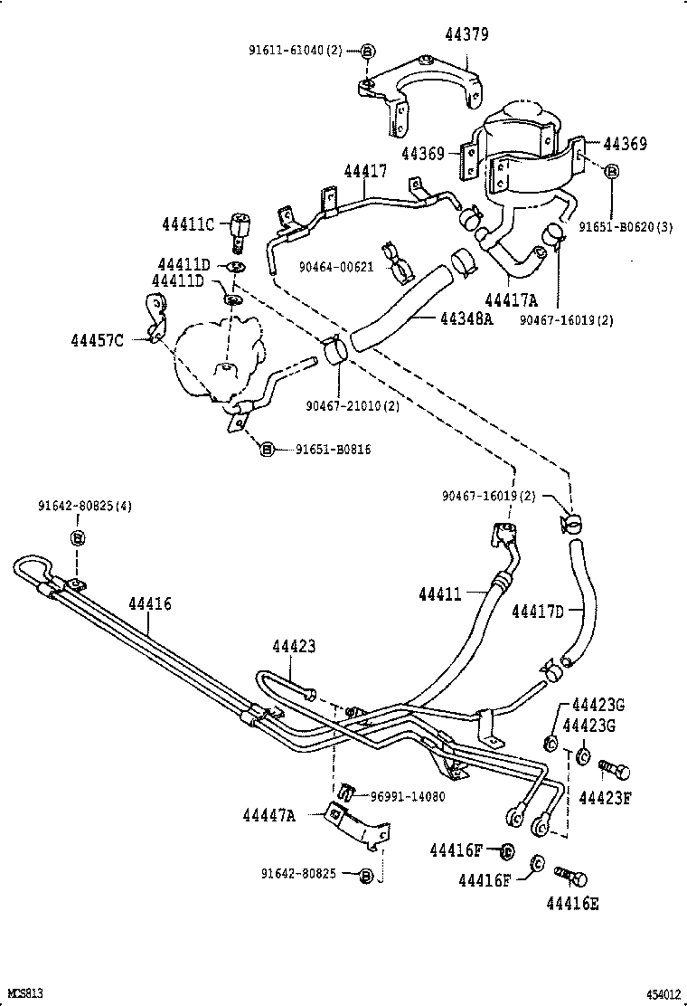  COASTER |  POWER STEERING TUBE