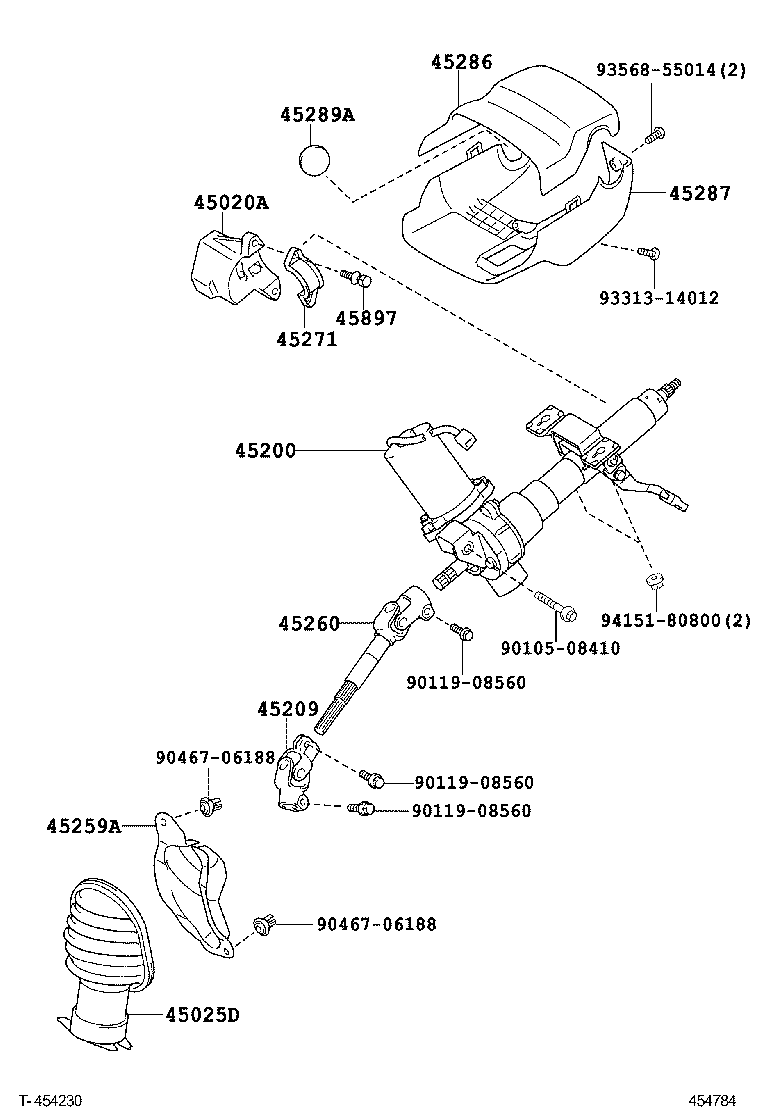  YARIS ASIA |  STEERING COLUMN SHAFT