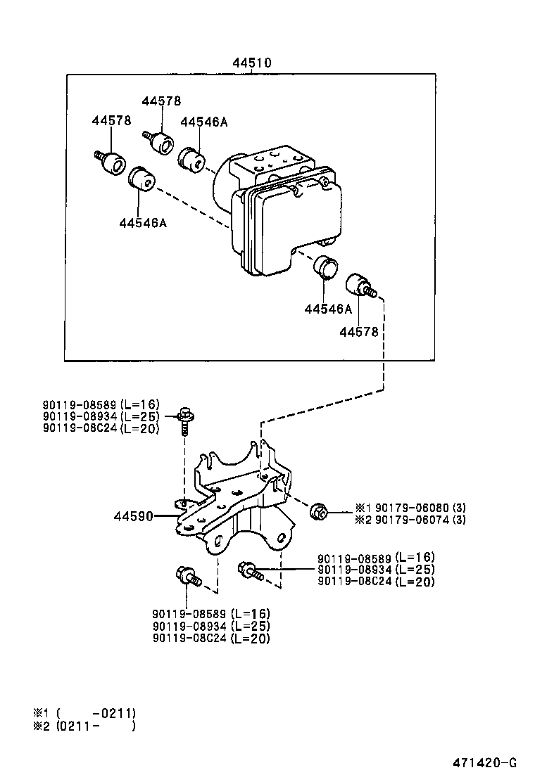  YARIS ECHO |  BRAKE TUBE CLAMP