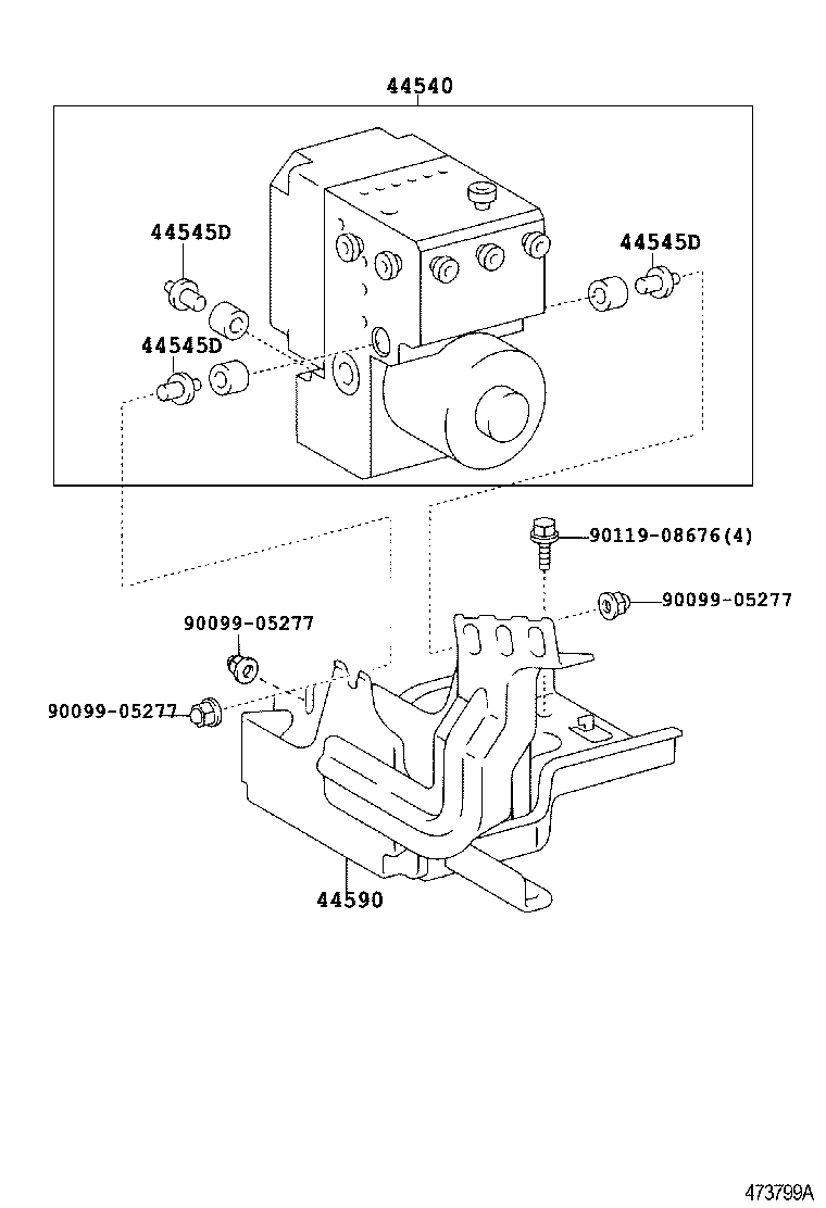  DYNA |  BRAKE TUBE CLAMP