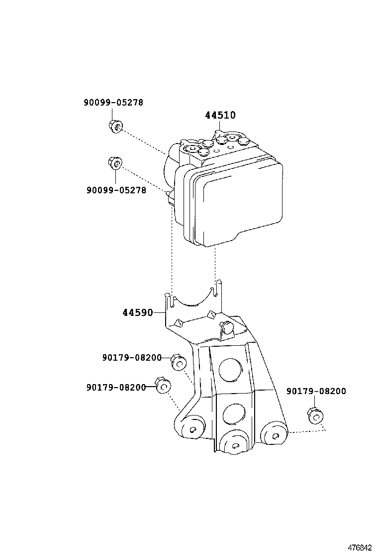  RAV4 CHINA |  BRAKE TUBE CLAMP