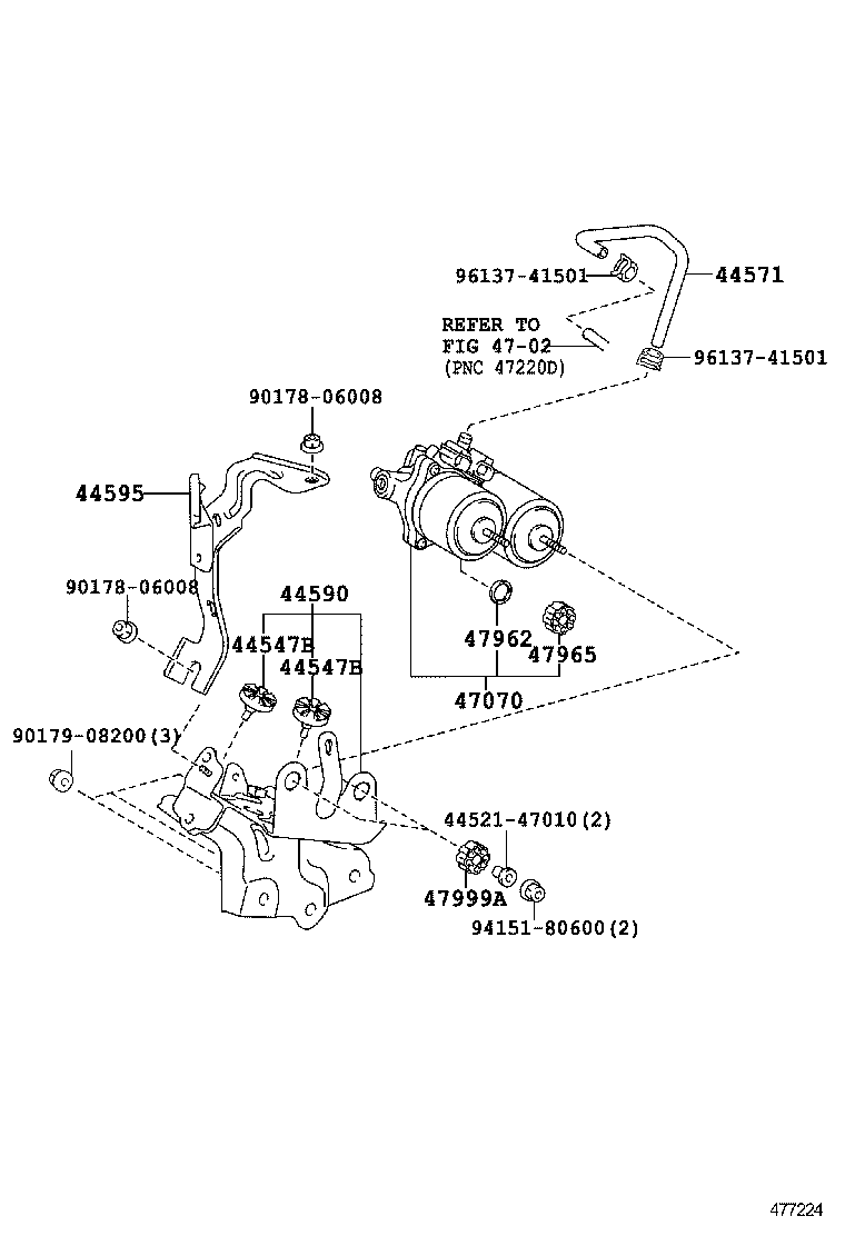  PRIUS CHINA |  BRAKE TUBE CLAMP