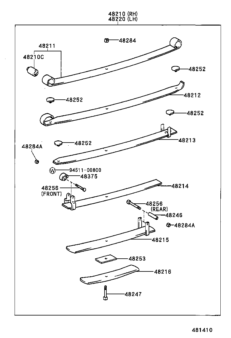  HILUX |  REAR SPRING SHOCK ABSORBER