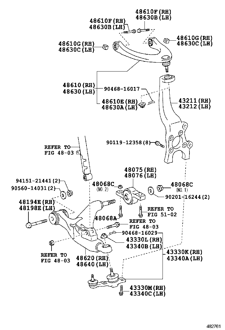  CROWN |  FRONT AXLE ARM STEERING KNUCKLE