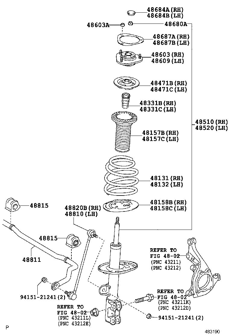  RAV4 |  FRONT SPRING SHOCK ABSORBER