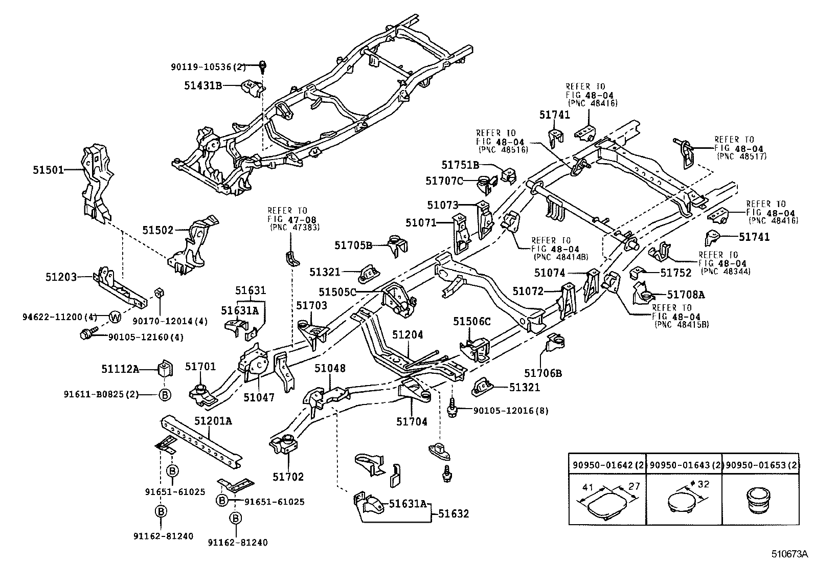  HILUX 2WD |  FRAME