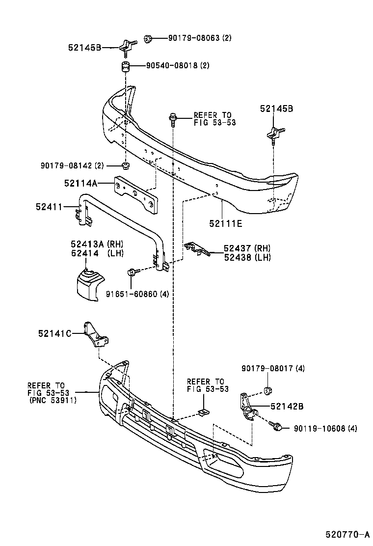  HILUX |  FRONT BUMPER BUMPER STAY