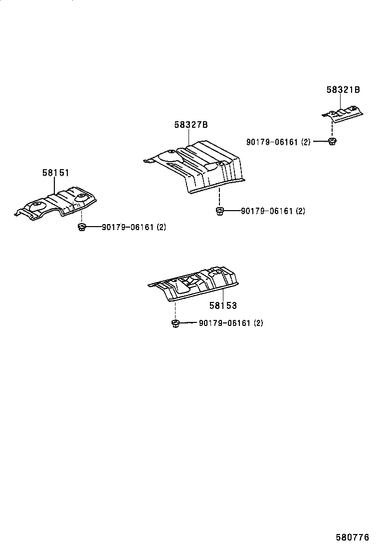  LAND CRUISER 100 |  FLOOR INSULATOR