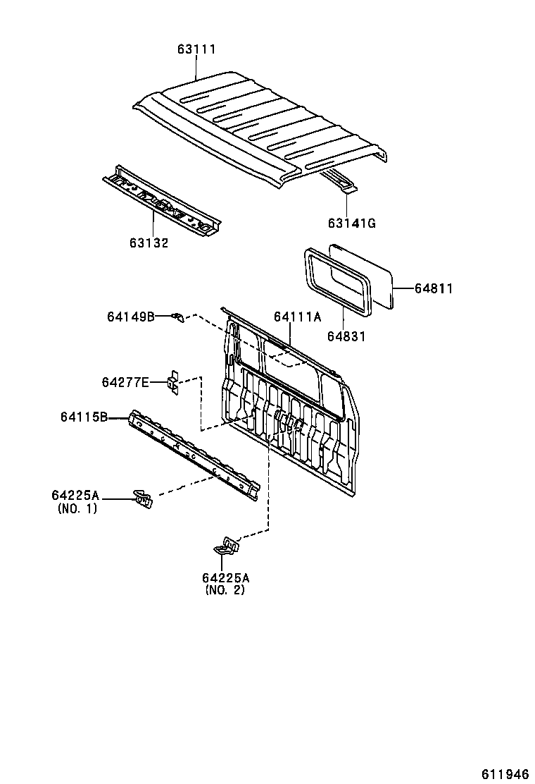  DYNA |  ROOF PANEL BACK PANEL