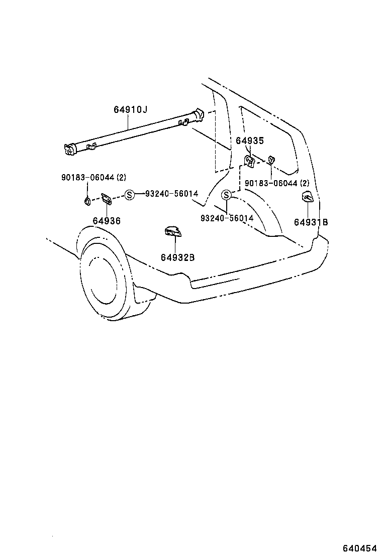  LAND CRUISER 100 |  PACKAGE TRAY PANEL