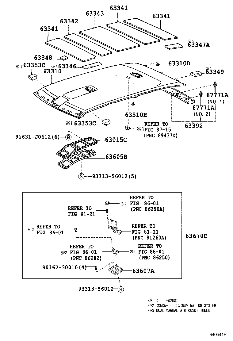  LAND CRUISER 100 |  ROOF HEADLINING SILENCER PAD