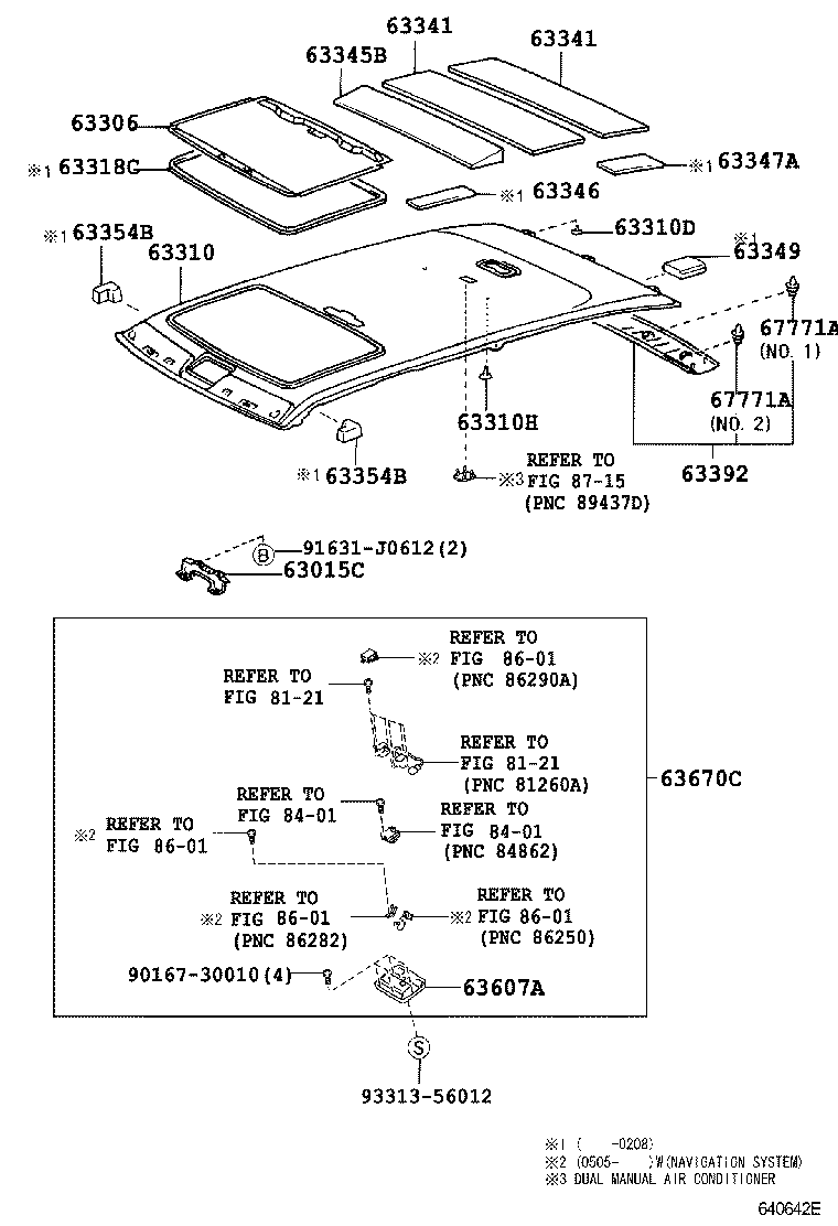  LAND CRUISER 100 |  ROOF HEADLINING SILENCER PAD