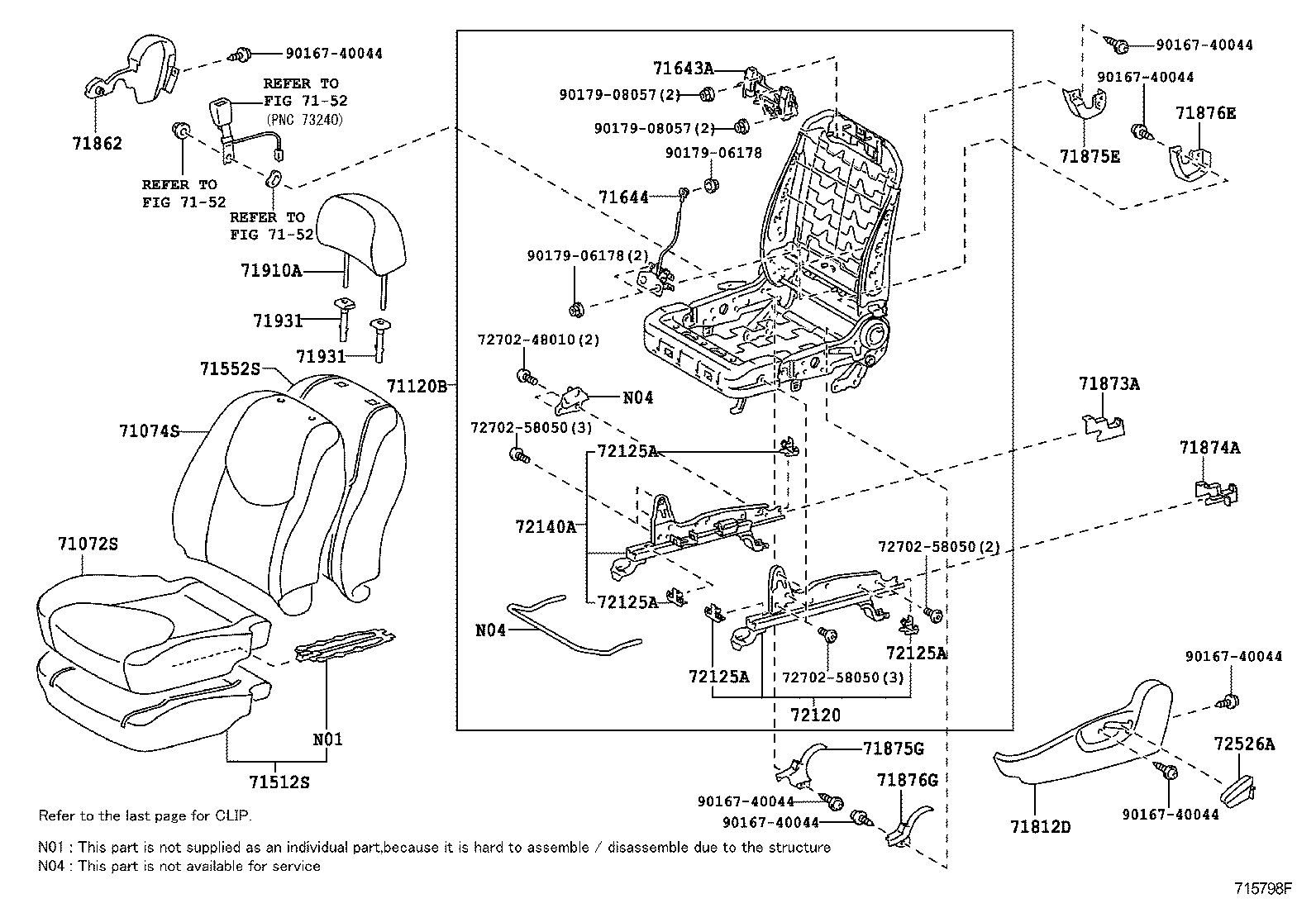  RAV4 |  SEAT SEAT TRACK