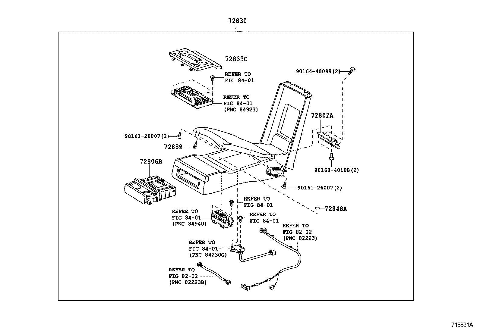  LS600H 600HL |  REAR SEAT SEAT TRACK