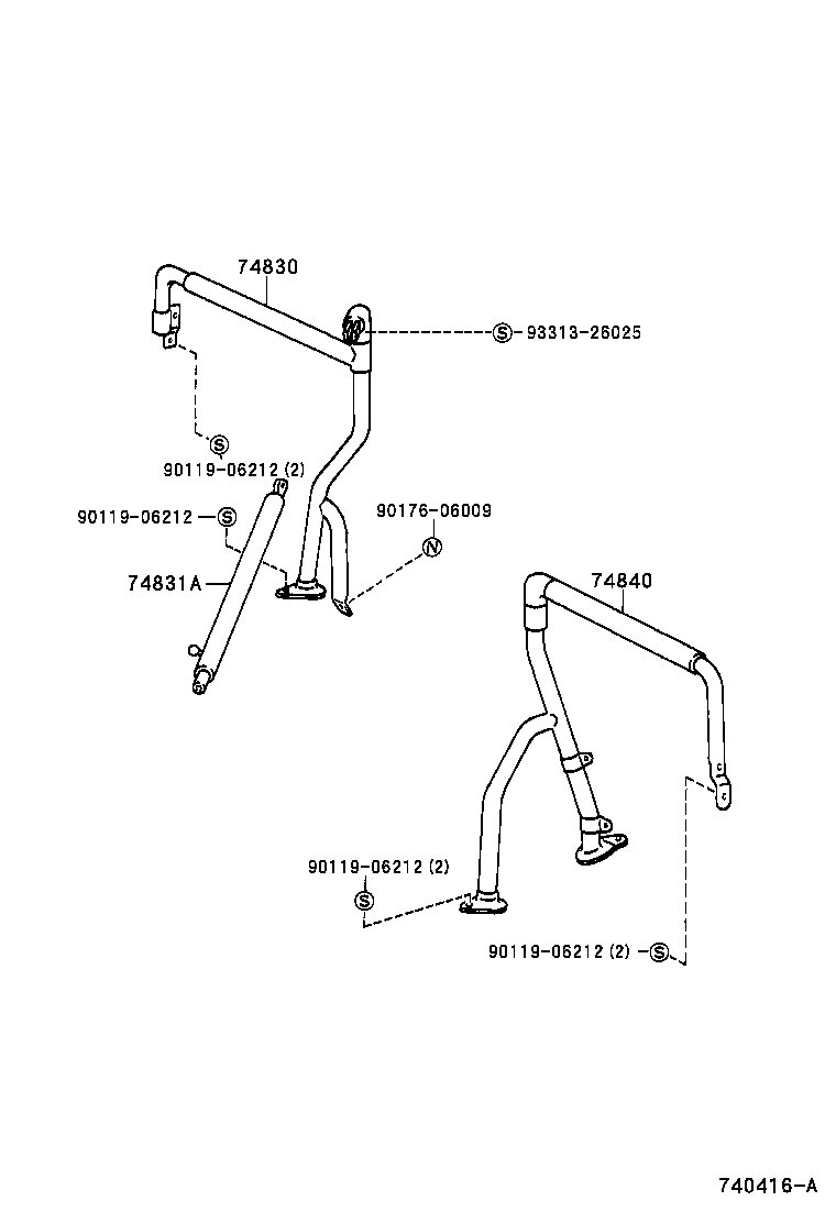  COASTER |  PROTECTOR PIPE ROLL BAR HANDRAIL