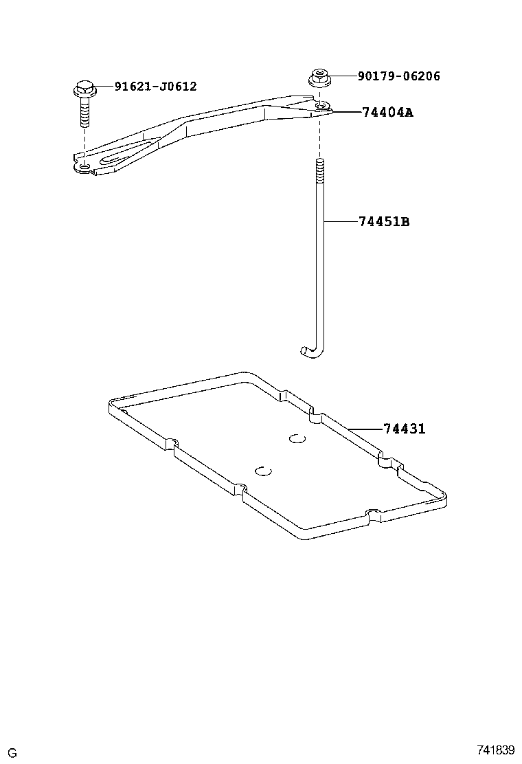  CAMRY AURION HV |  BATTERY CARRIER