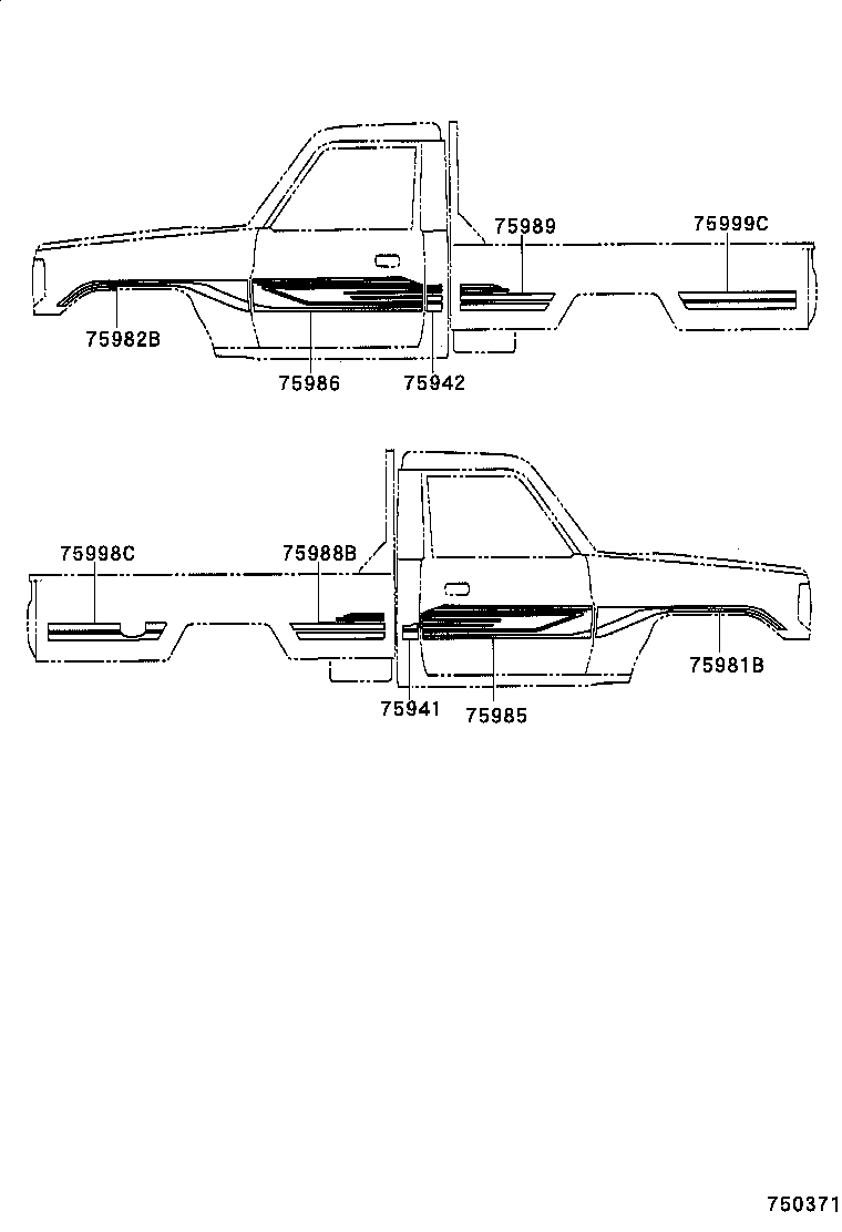  LAND CRUISER 70 |  BODY STRIPE