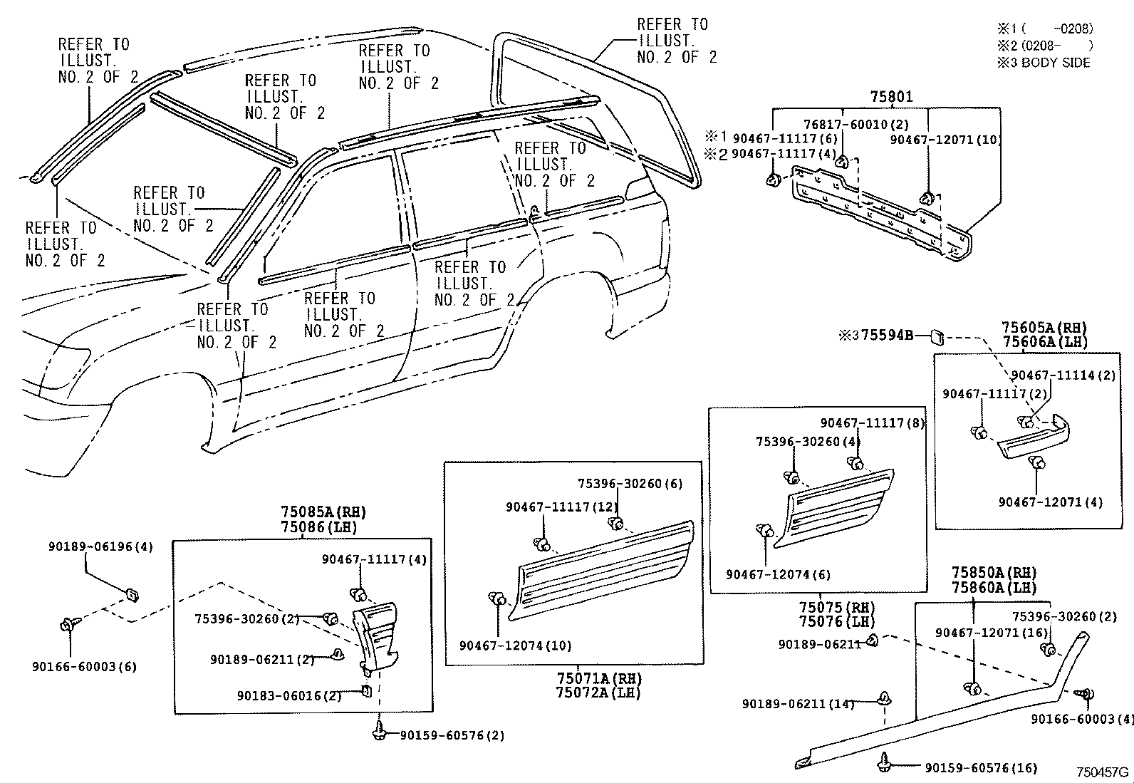  LAND CRUISER 100 |  MOULDING