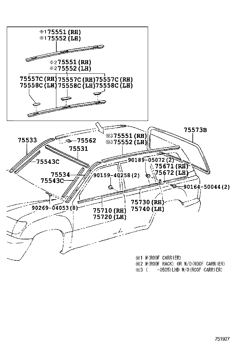  LAND CRUISER 100 |  MOULDING