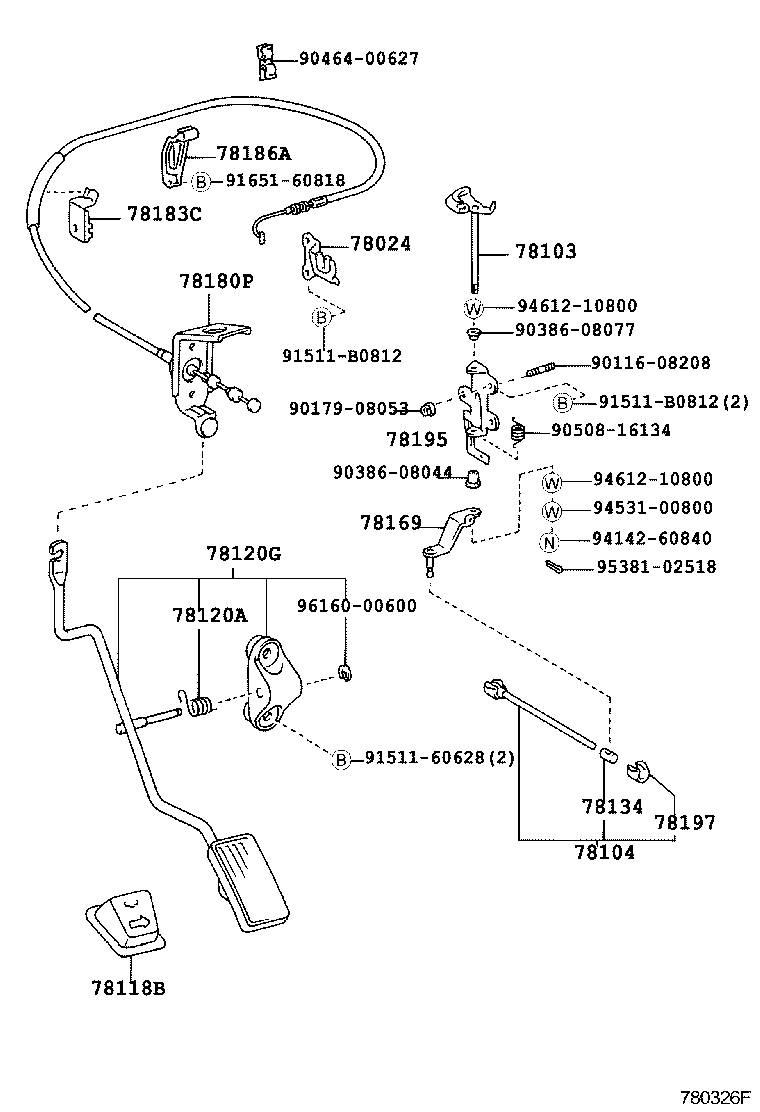  LAND CRUISER 100 |  ACCELERATOR LINK