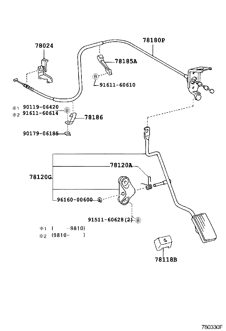  LAND CRUISER 100 |  ACCELERATOR LINK