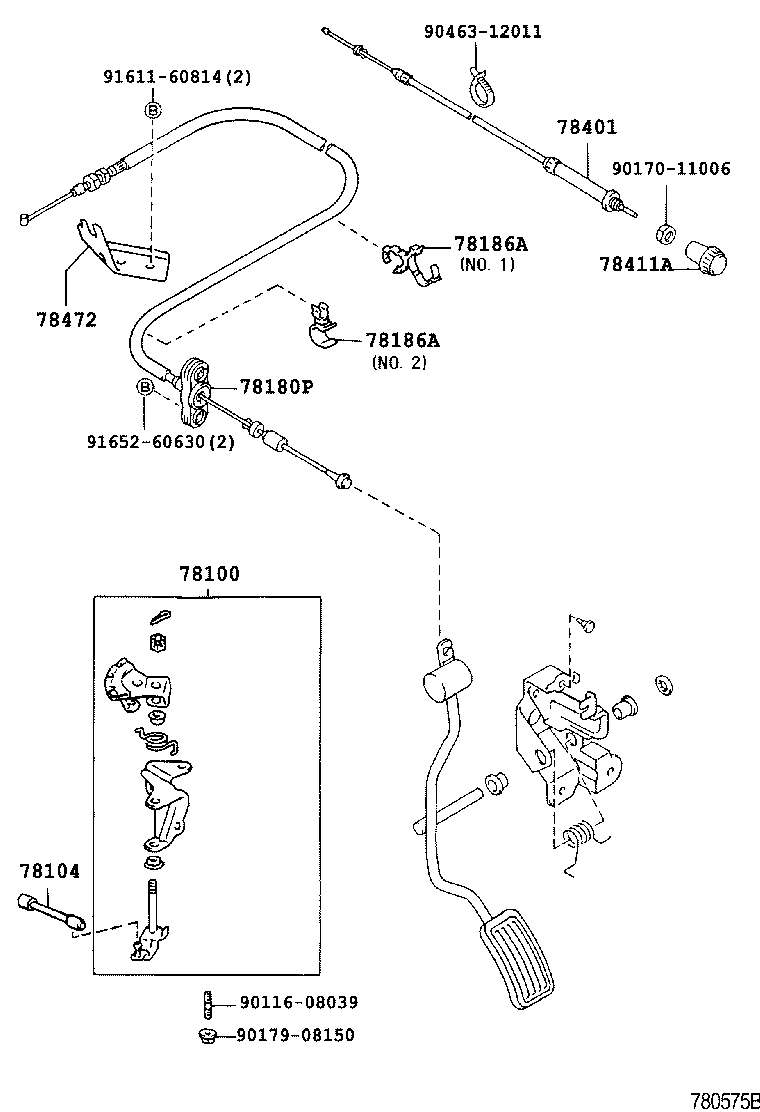  HILUX 2WD |  ACCELERATOR LINK