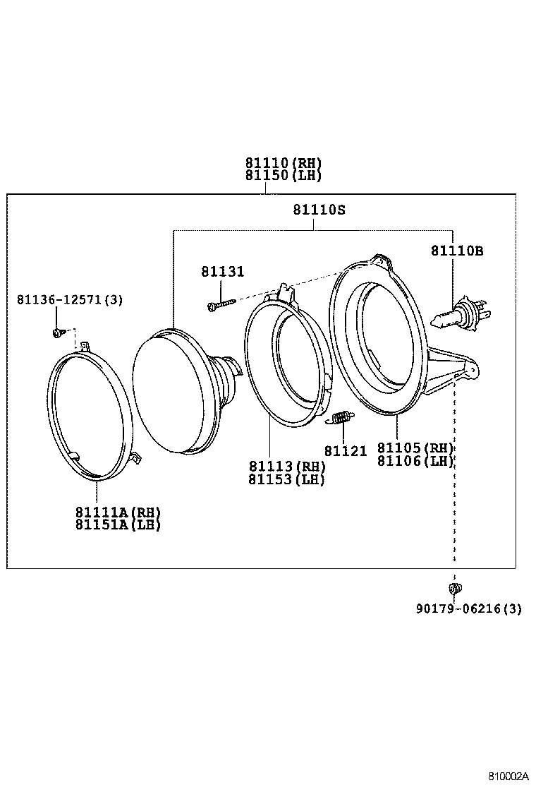  LAND CRUISER 90 |  HEADLAMP