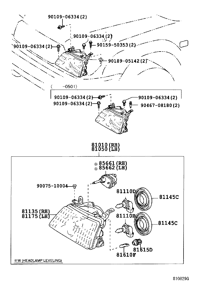  LAND CRUISER 100 |  HEADLAMP