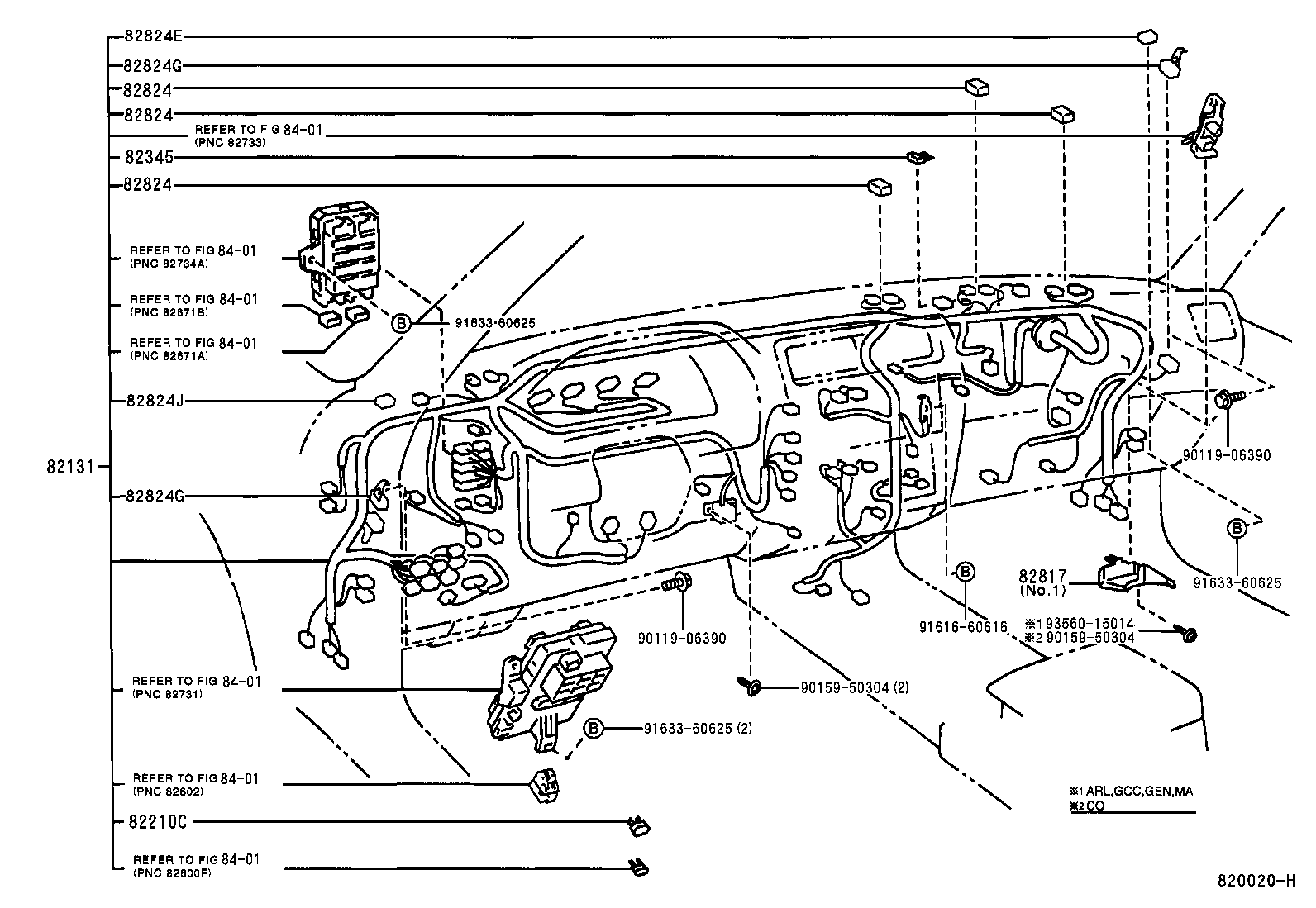  LAND CRUISER 90 |  WIRING CLAMP