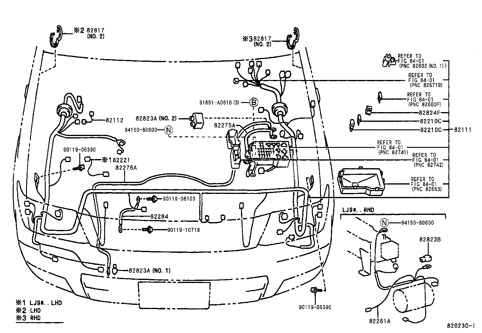  LAND CRUISER 90 |  WIRING CLAMP