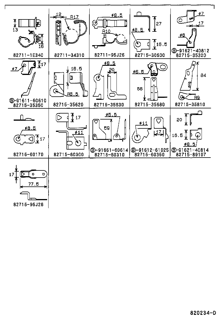  LAND CRUISER 90 |  WIRING CLAMP