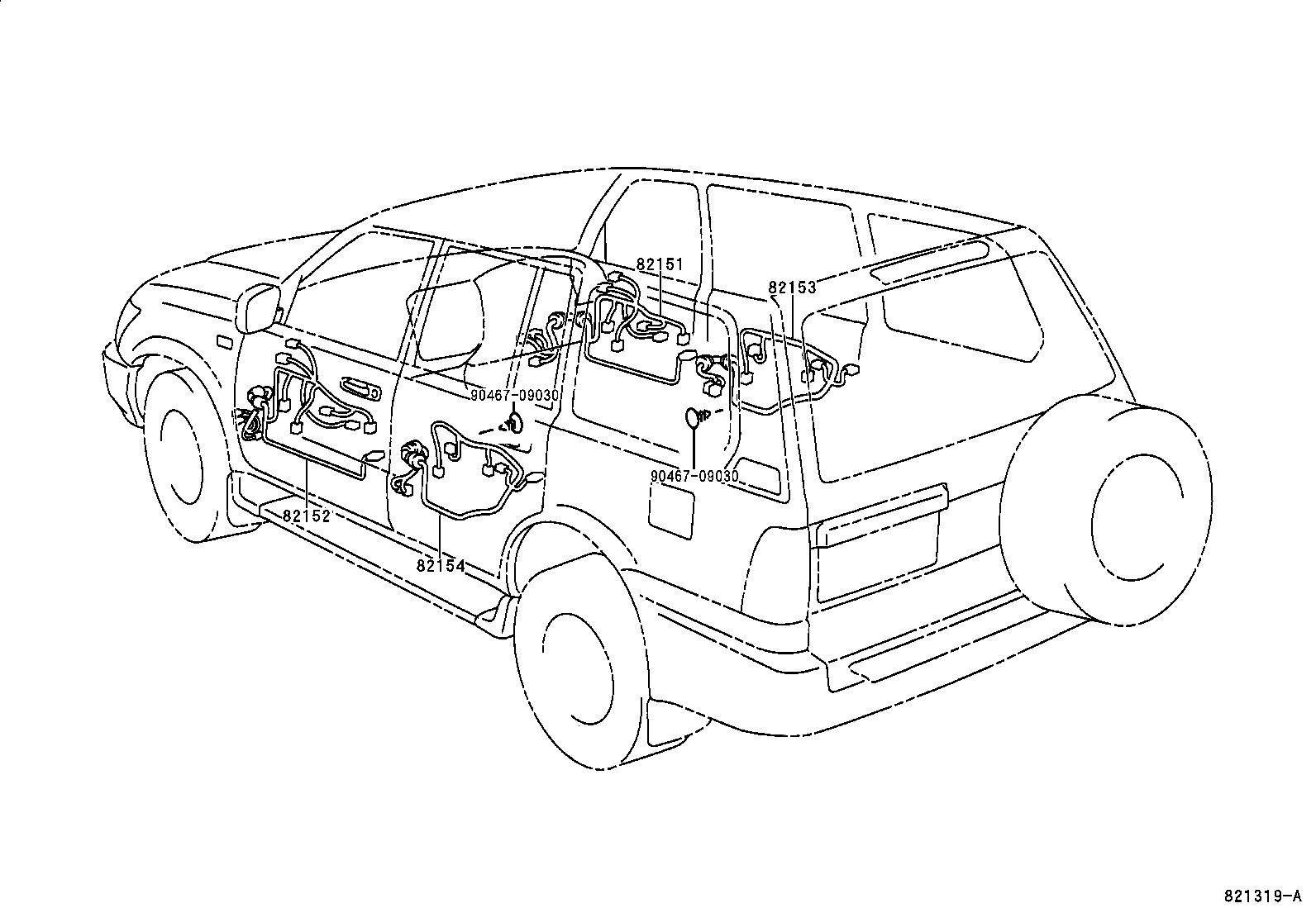  LAND CRUISER 100 |  WIRING CLAMP