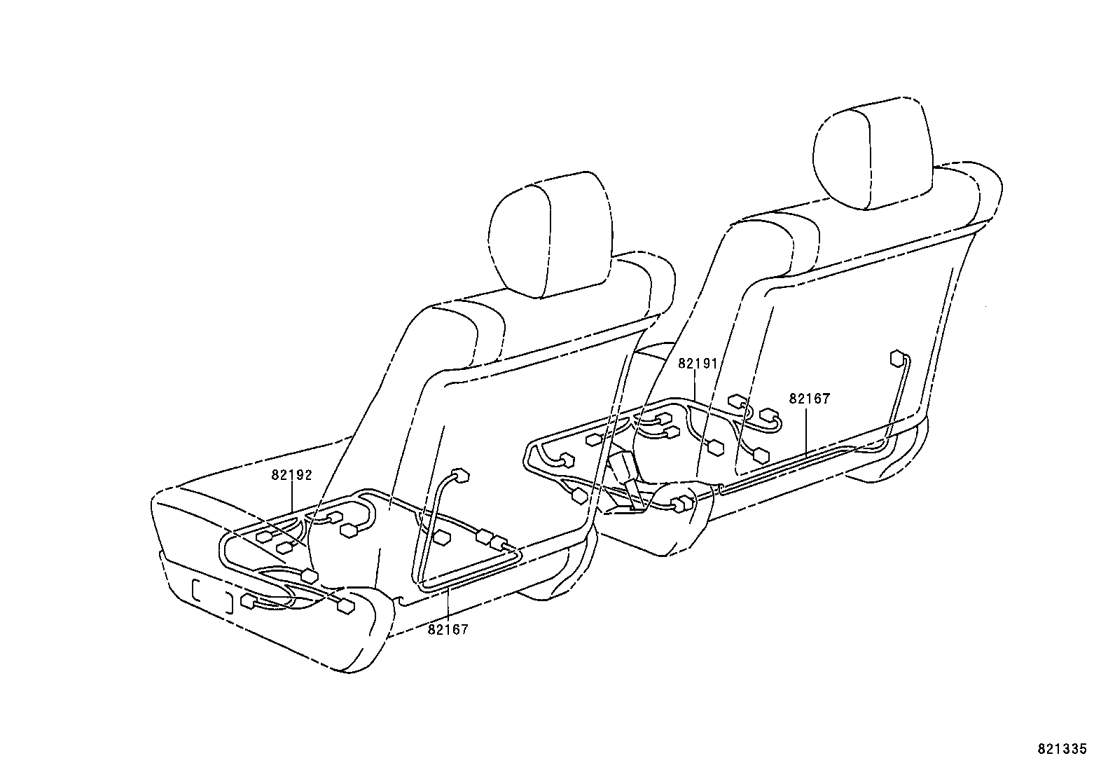  LAND CRUISER 100 |  WIRING CLAMP