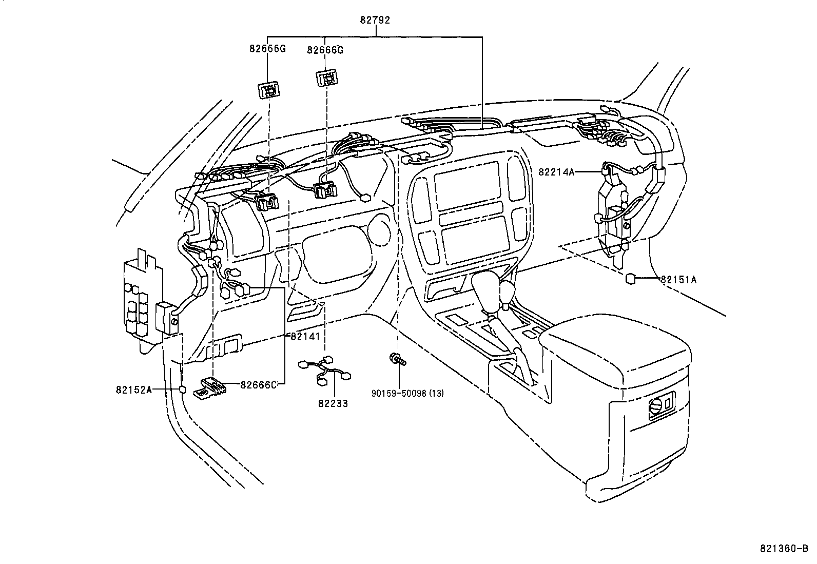  LAND CRUISER 100 |  WIRING CLAMP