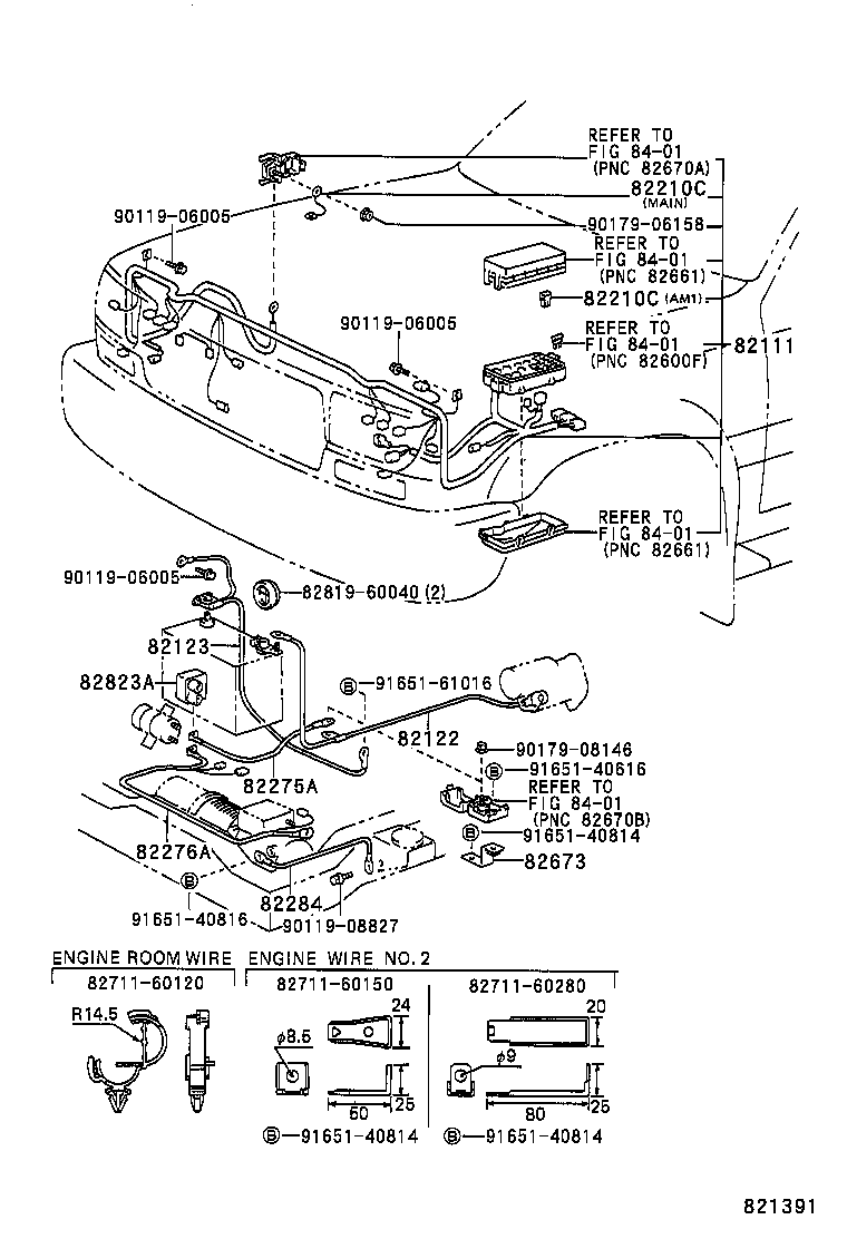  LAND CRUISER 80 |  WIRING CLAMP