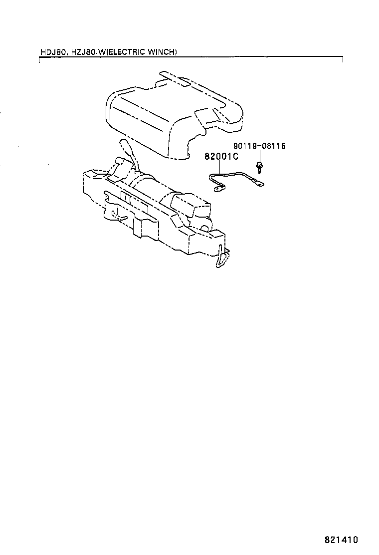  LAND CRUISER 80 |  WIRING CLAMP