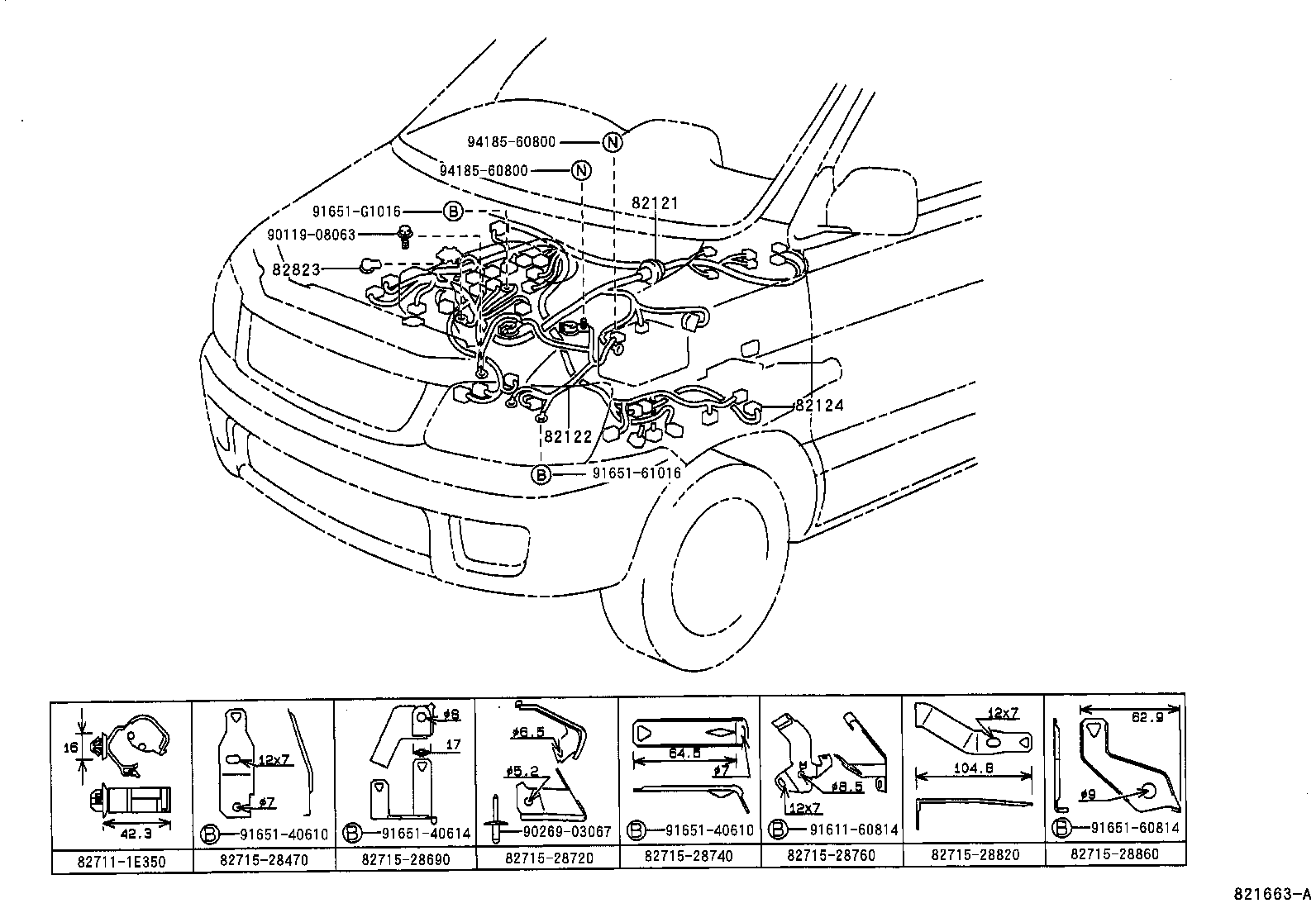  TOWNACE LITEACE |  WIRING CLAMP