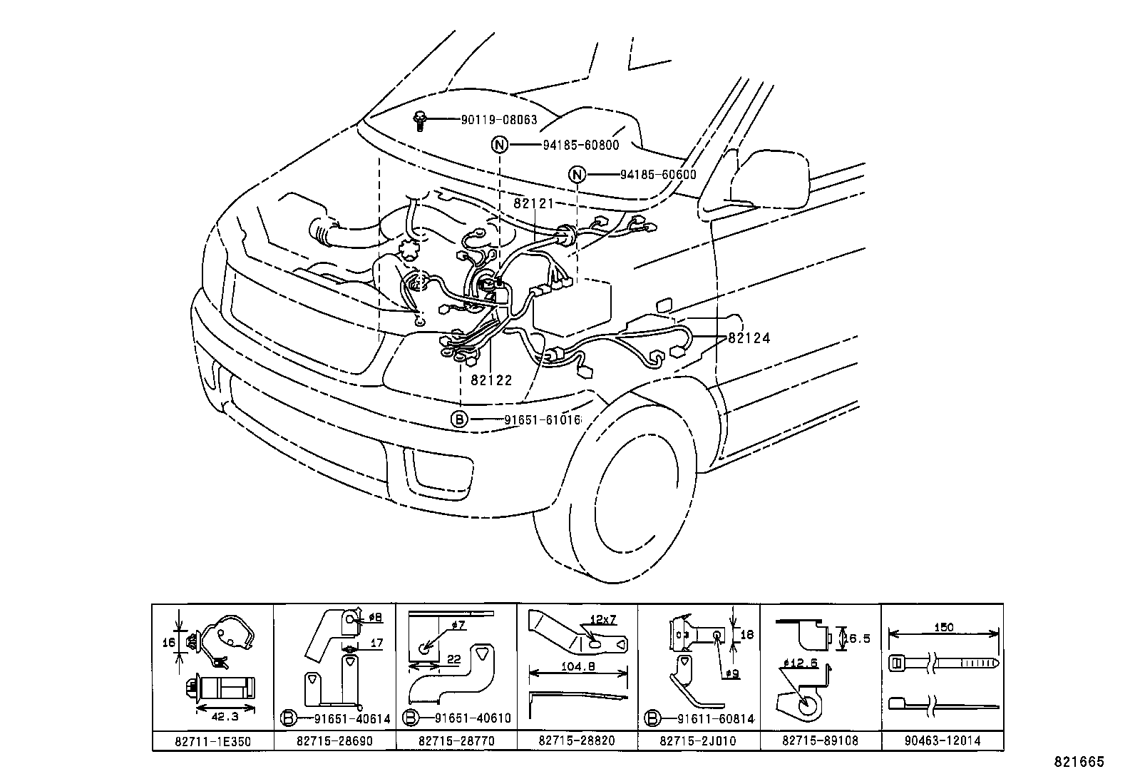  TOWNACE LITEACE |  WIRING CLAMP