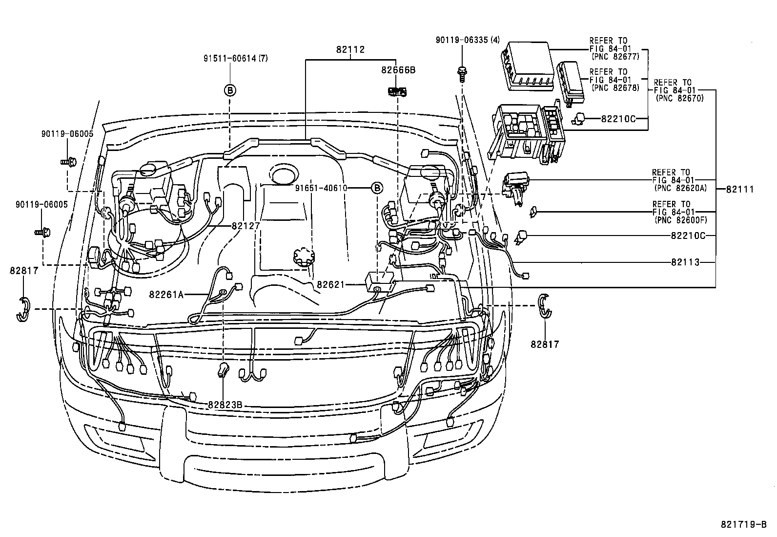  LAND CRUISER 100 |  WIRING CLAMP