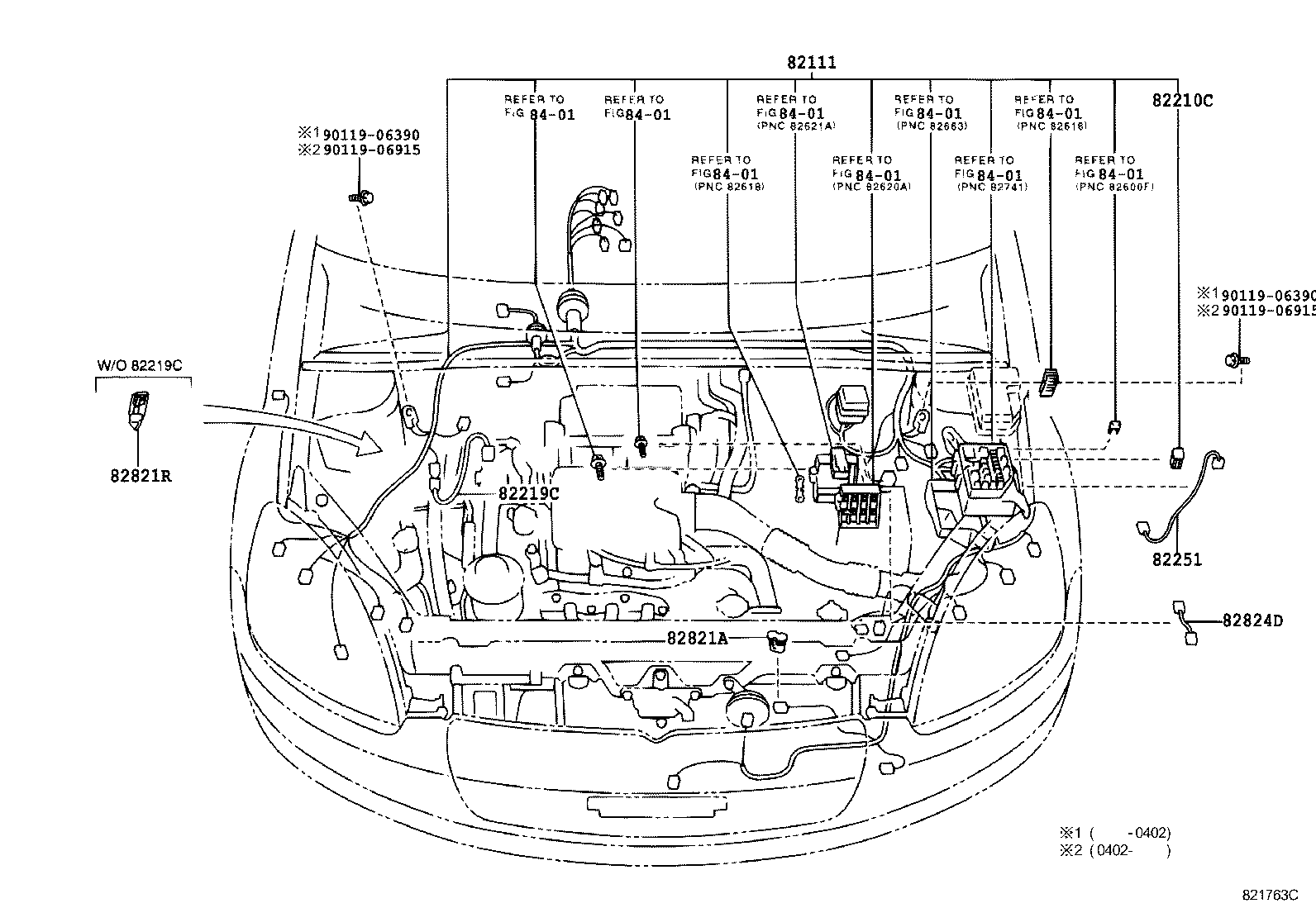  YARIS ECHO |  WIRING CLAMP