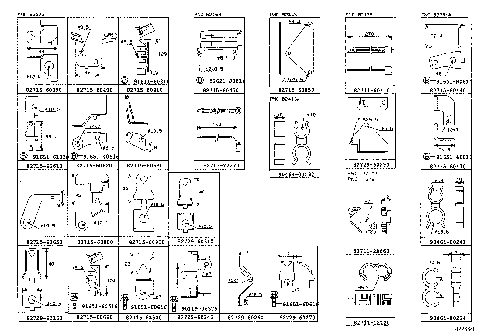  LAND CRUISER 100 |  WIRING CLAMP