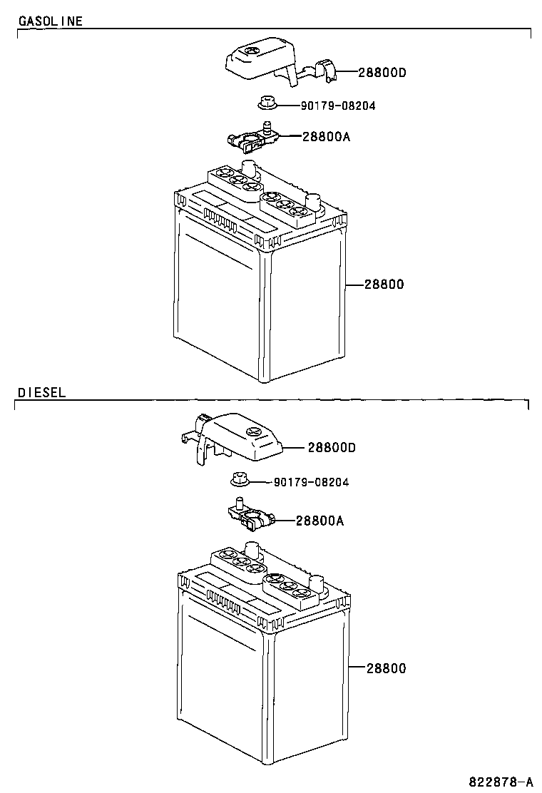  COROLLA |  BATTERY BATTERY CABLE