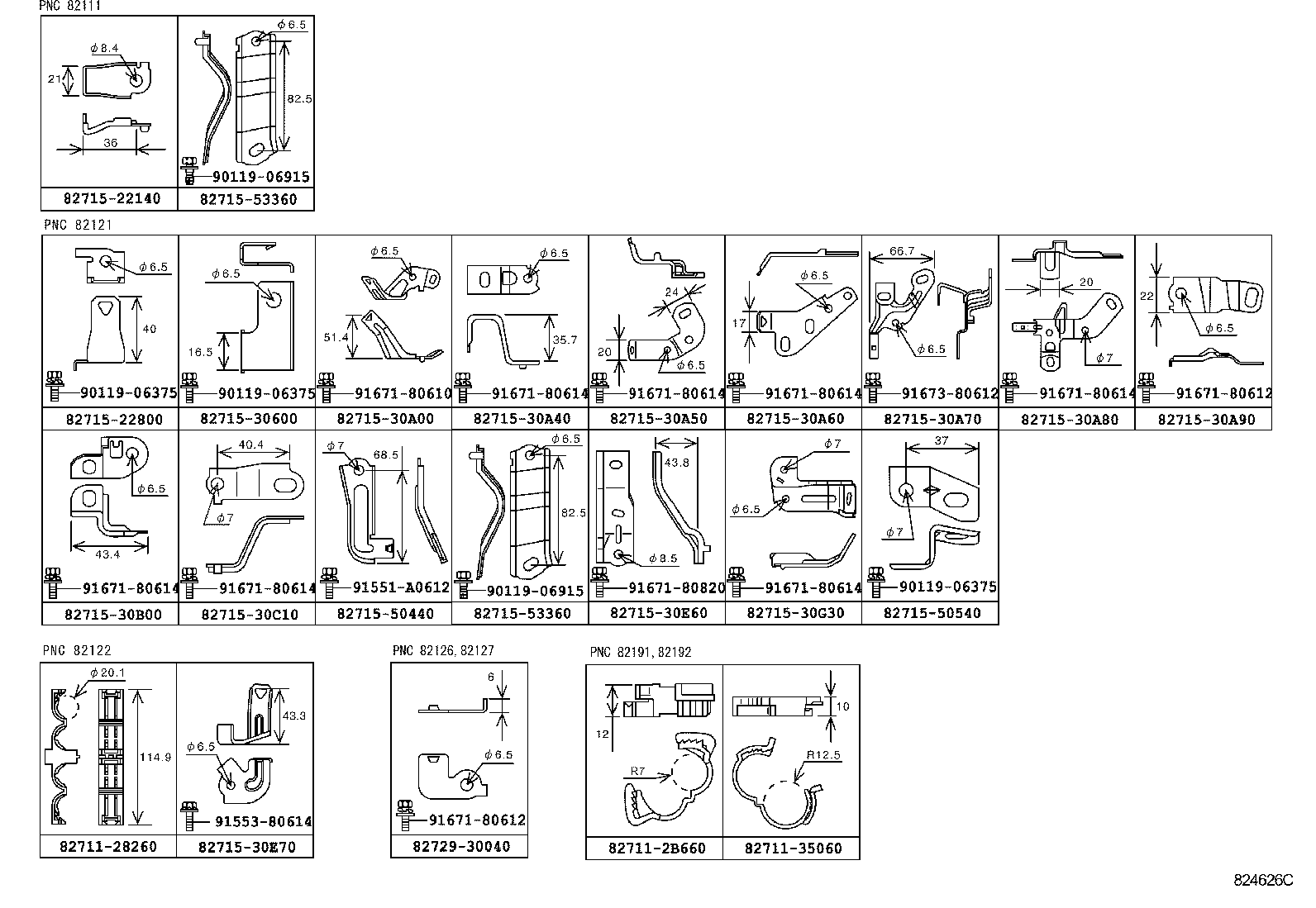  IS250 350 2 D |  WIRING CLAMP