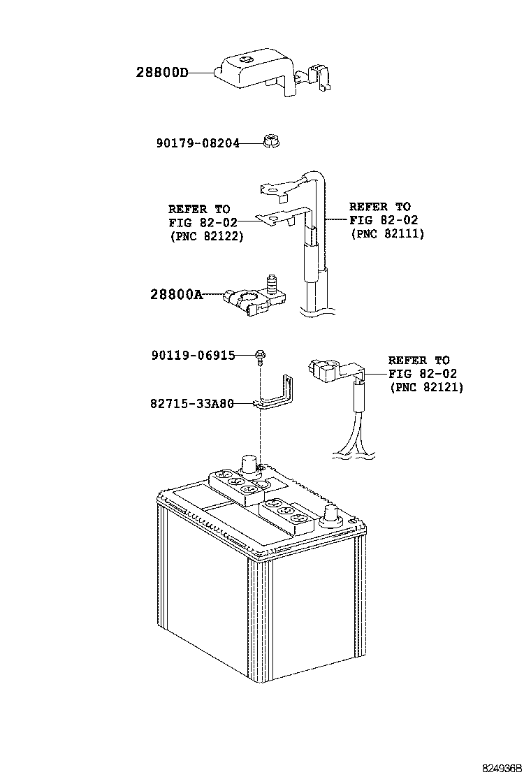  CAMRY AURION HV |  BATTERY BATTERY CABLE